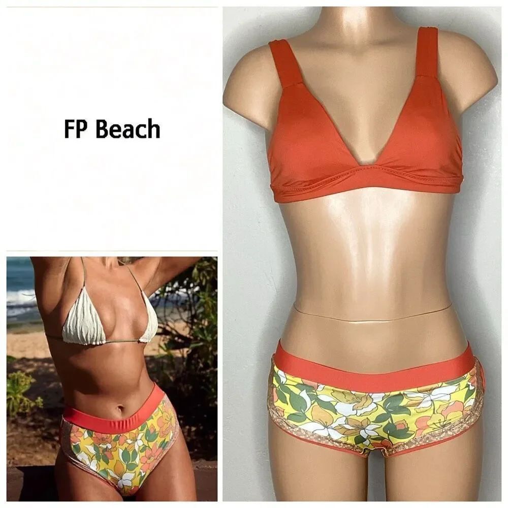New. Free People Beach bikini set. S-top/XS-bottom. Retails $229